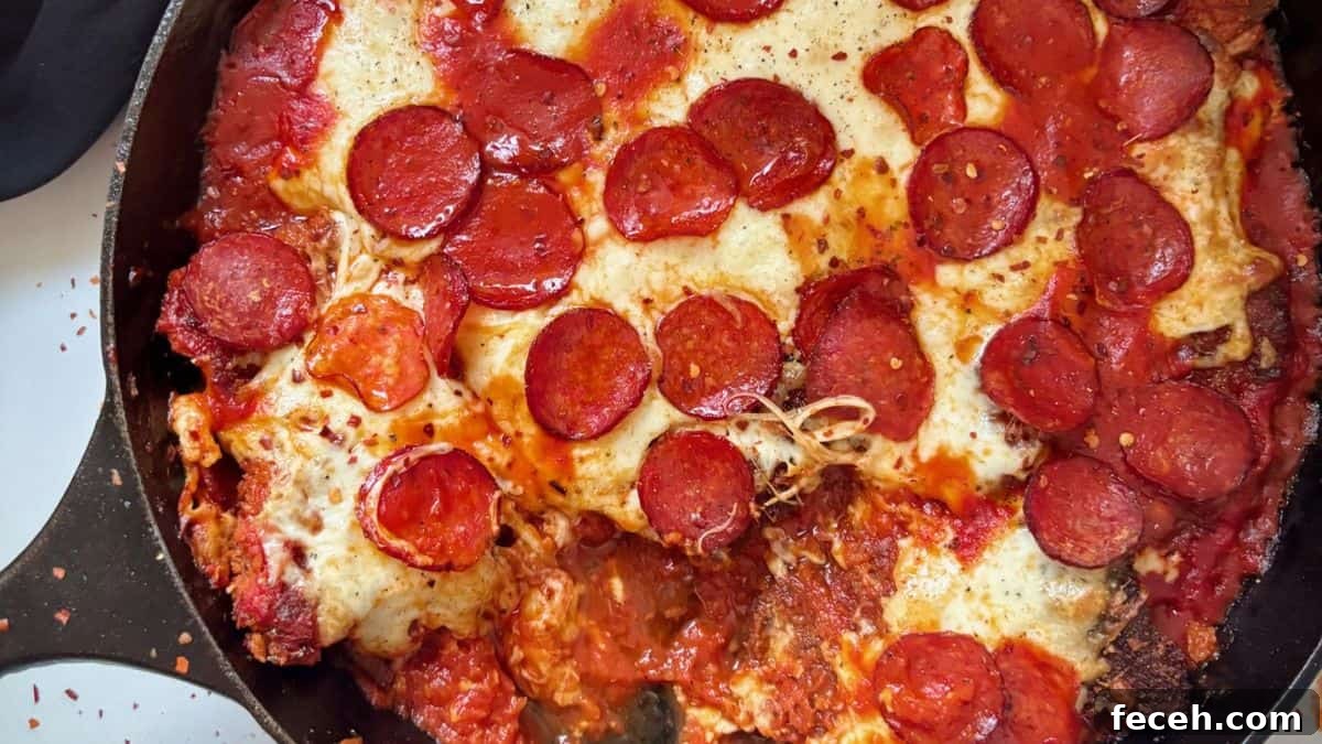 Marinara sauce chicken—pepperoni pizza style