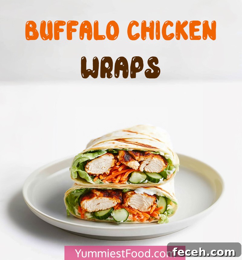 Buffalo Chicken Wraps