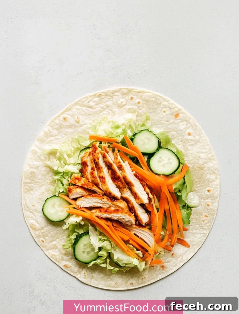Buffalo Chicken Wraps