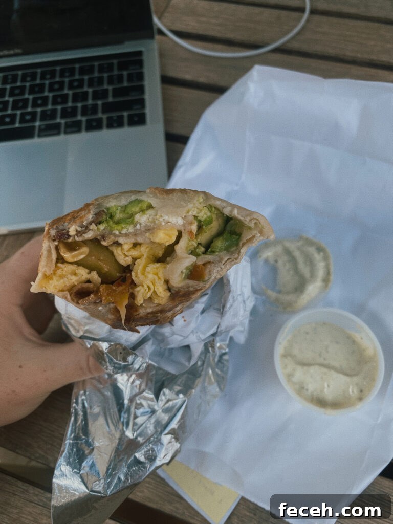 The Skier’s Breakfast Burrito — Beaumont Bakery Recipes & Tips 3 breakfast burrito