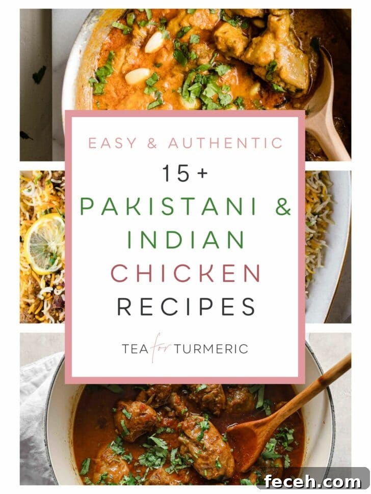 Cover Image for 15+ Pakistani & Indian Chicken Recipes Roundup