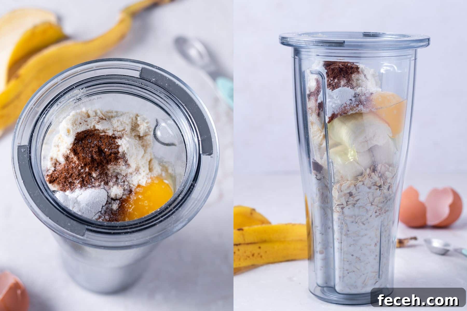 all ingredients in a blender cup