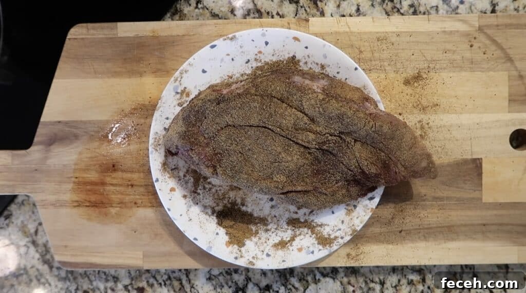 Instant Pot Birria Quesabirria Tacos Recipe 7 Coat the meat in the seasoning all over and set aside.