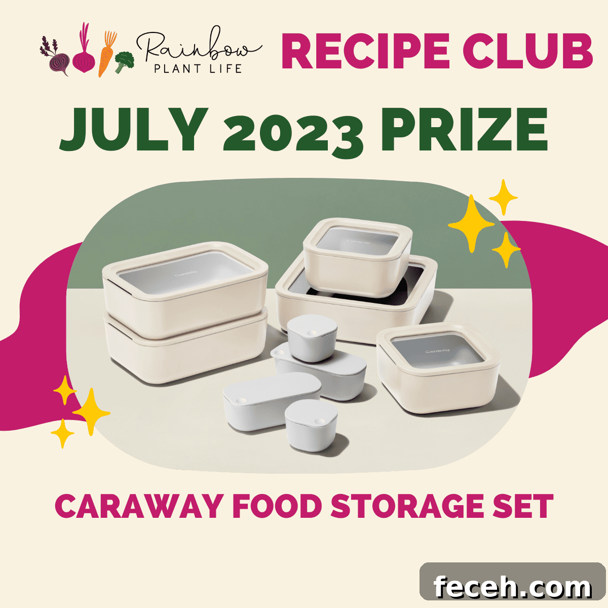 RPL Recipe Club — July 2023 Monthly Meal Ideas 5 Caraway Food Storage Set