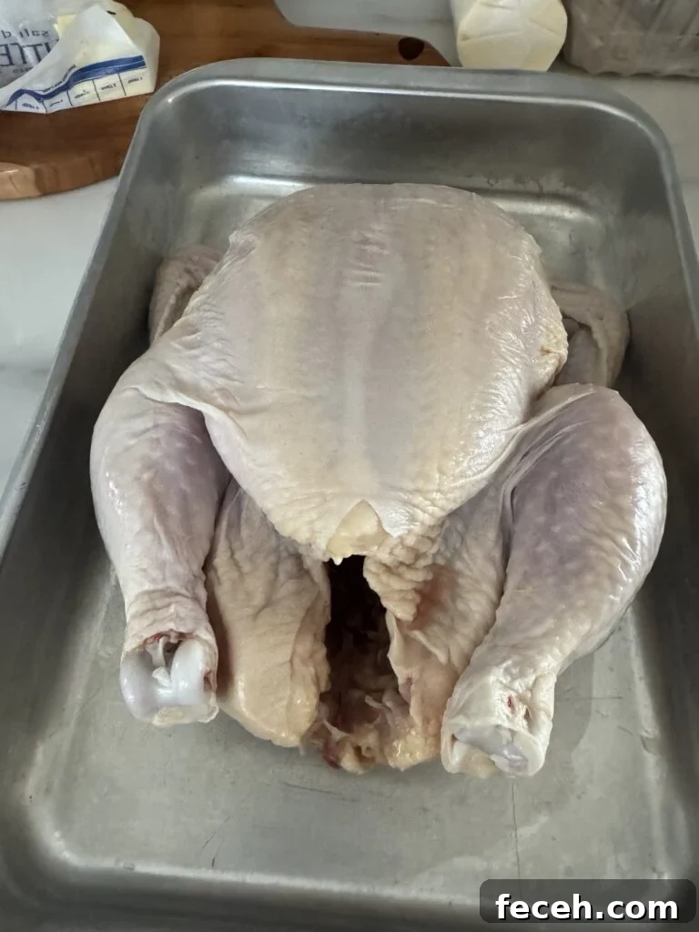 Citrus Herb Roast Chicken for Summer Gatherings 3 A whole, raw chicken