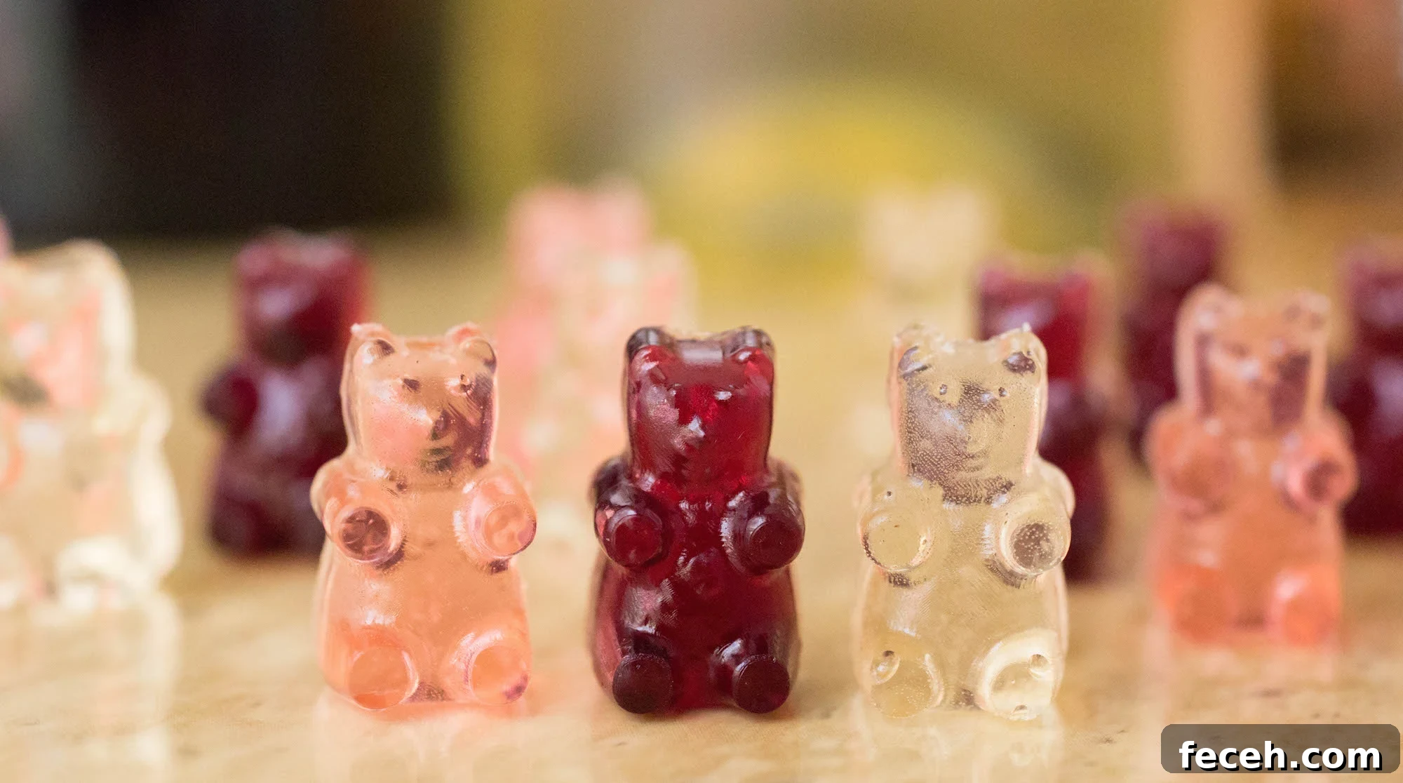 Learn how to make wine gummy bears. Recipe for red wine, white wine, and rosé gummy bears.