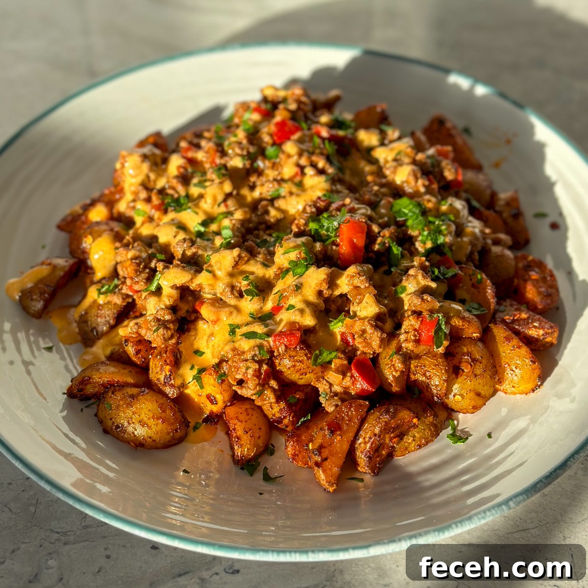 Chili Cheese Loaded Potatoes: Comfort-Food Recipe for Game Day 8 chili cheese loaded potatoes