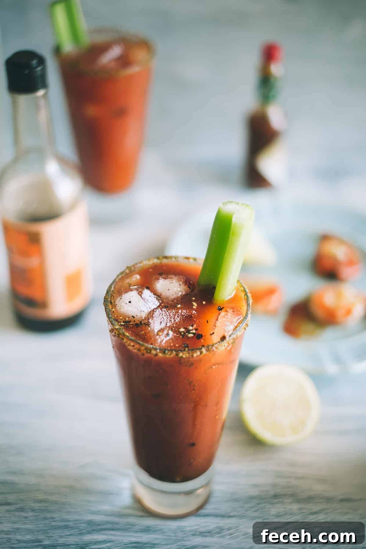 Grilled Shrimp with Spicy Bloody Mary Dipping Sauce 6 Bloody Mary cocktail