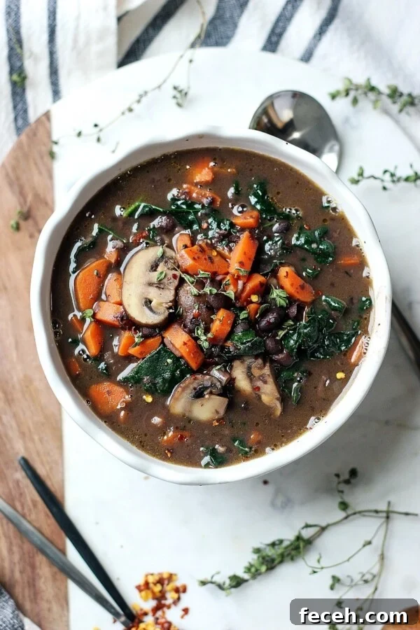 Creamy Butternut Squash and Apple Soup Recipe for Fall 14 Black Bean Mushroom Carrot Soup