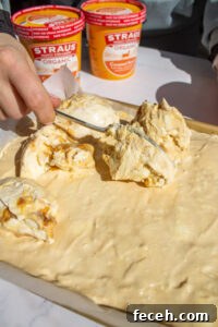 Caramel ice cream