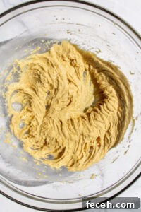 creamed butter and sugar