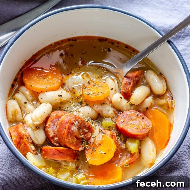 White Bean Soup with Chorizo