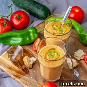 Homemade Tomato Gazpacho Soup