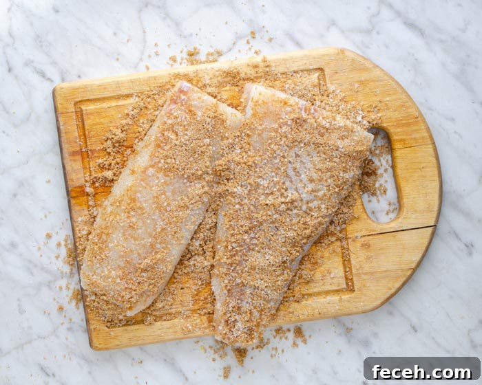 smoked cod salt sugar dry brine