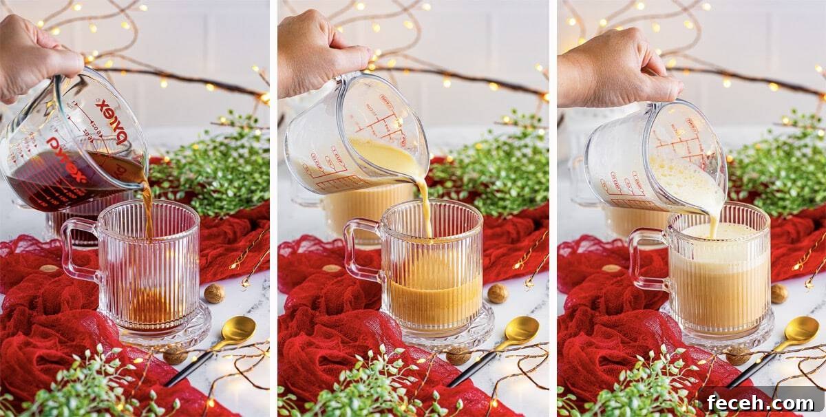 Homemade Eggnog Latte Recipe for Cozy Holiday Masteship 5 how to pour eggnog latte