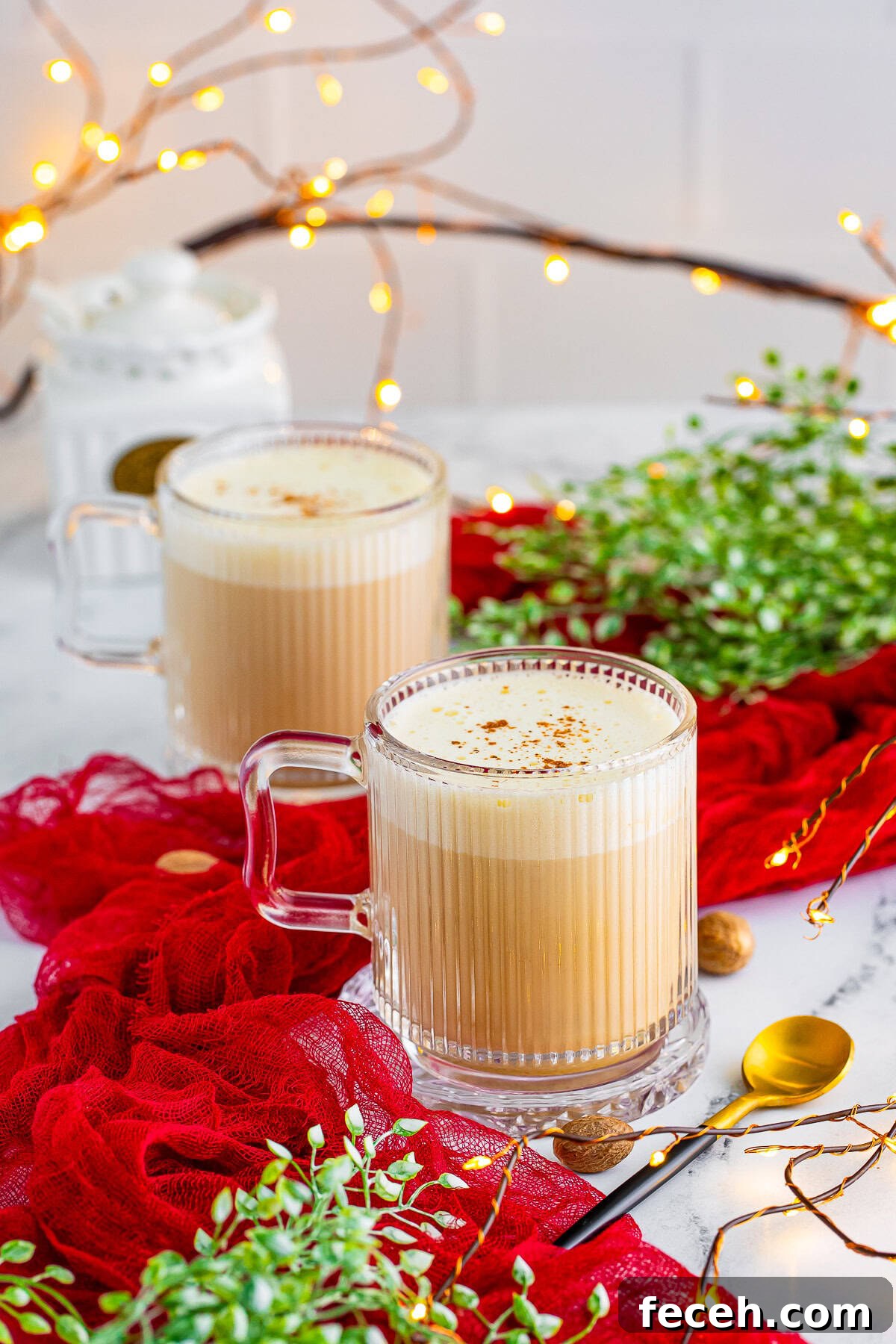 Homemade Eggnog Latte Recipe for Cozy Holiday Masteship 8 eggnog latte on marble countertop