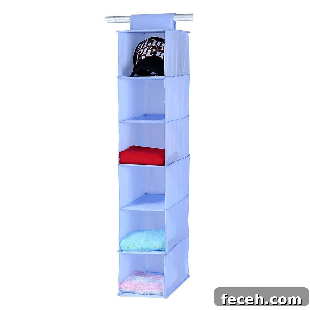 Essential Back-to-School Organization Tips for Busy Families 4 A close up of a clothes organizer.