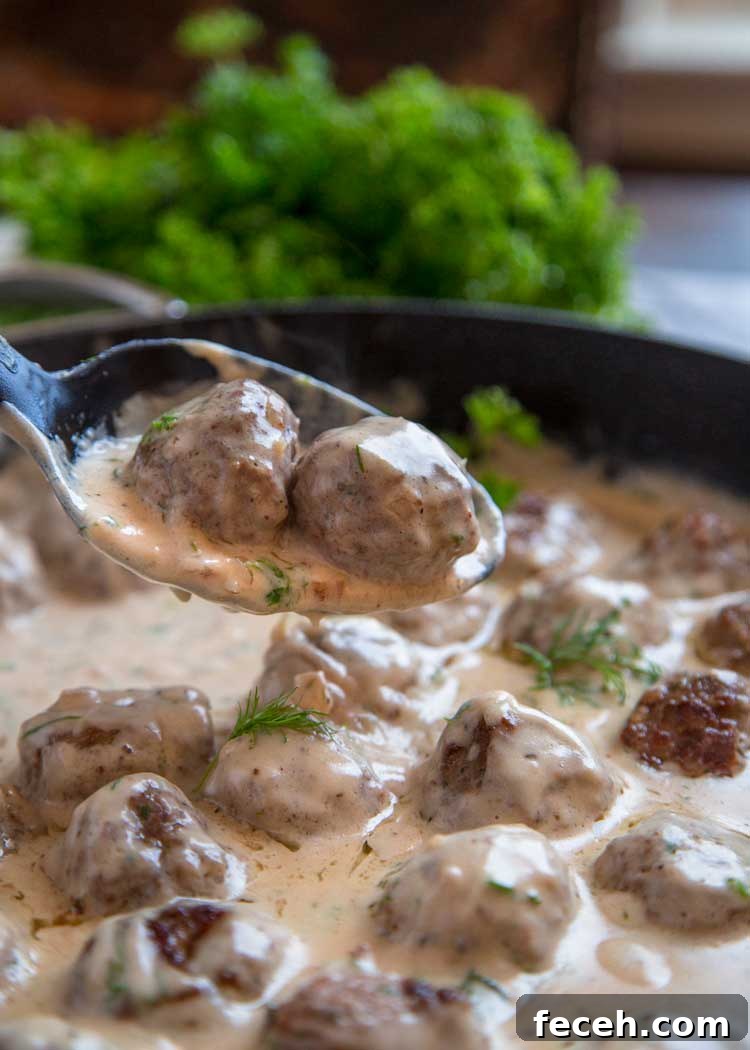 Swedish Meatballs with Gravy