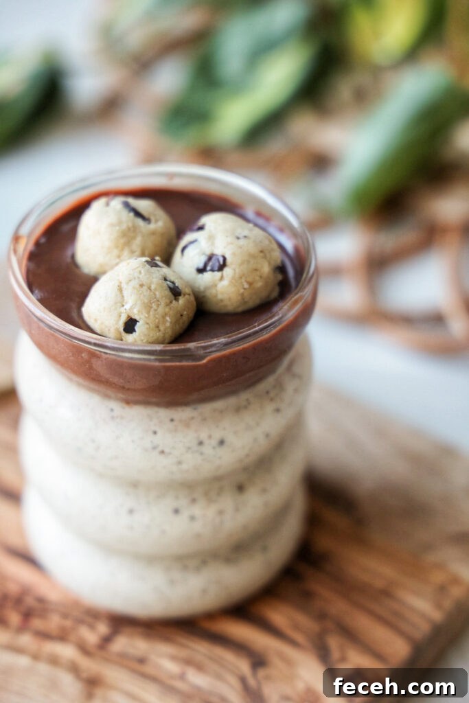Cookie dough blended oats.