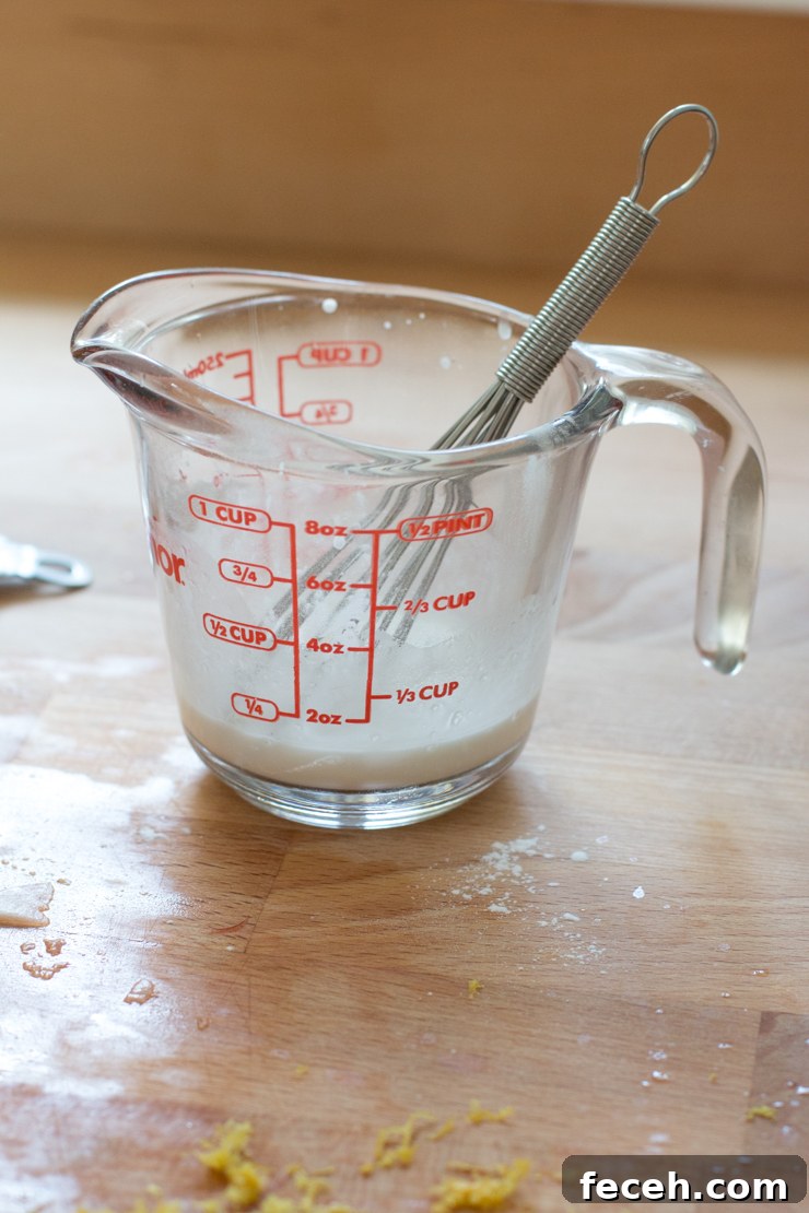 lemon juice and tapioca starch
