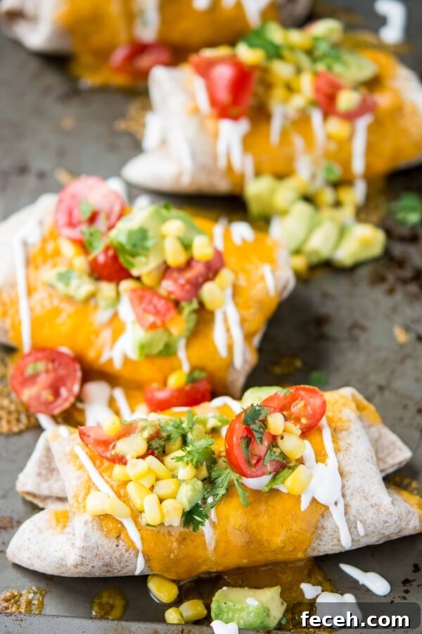 Slow Cooker Healthier Chicken Burritos