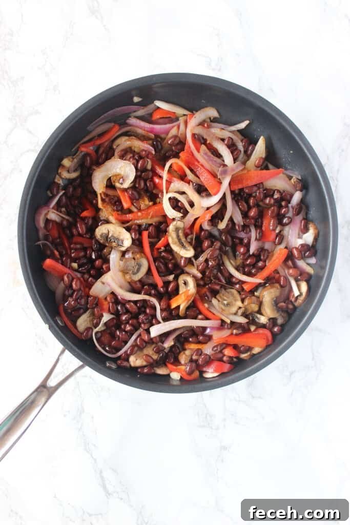 simple vegetarian fajita bowls ready in 30 mins and easy enough to make as a college student!