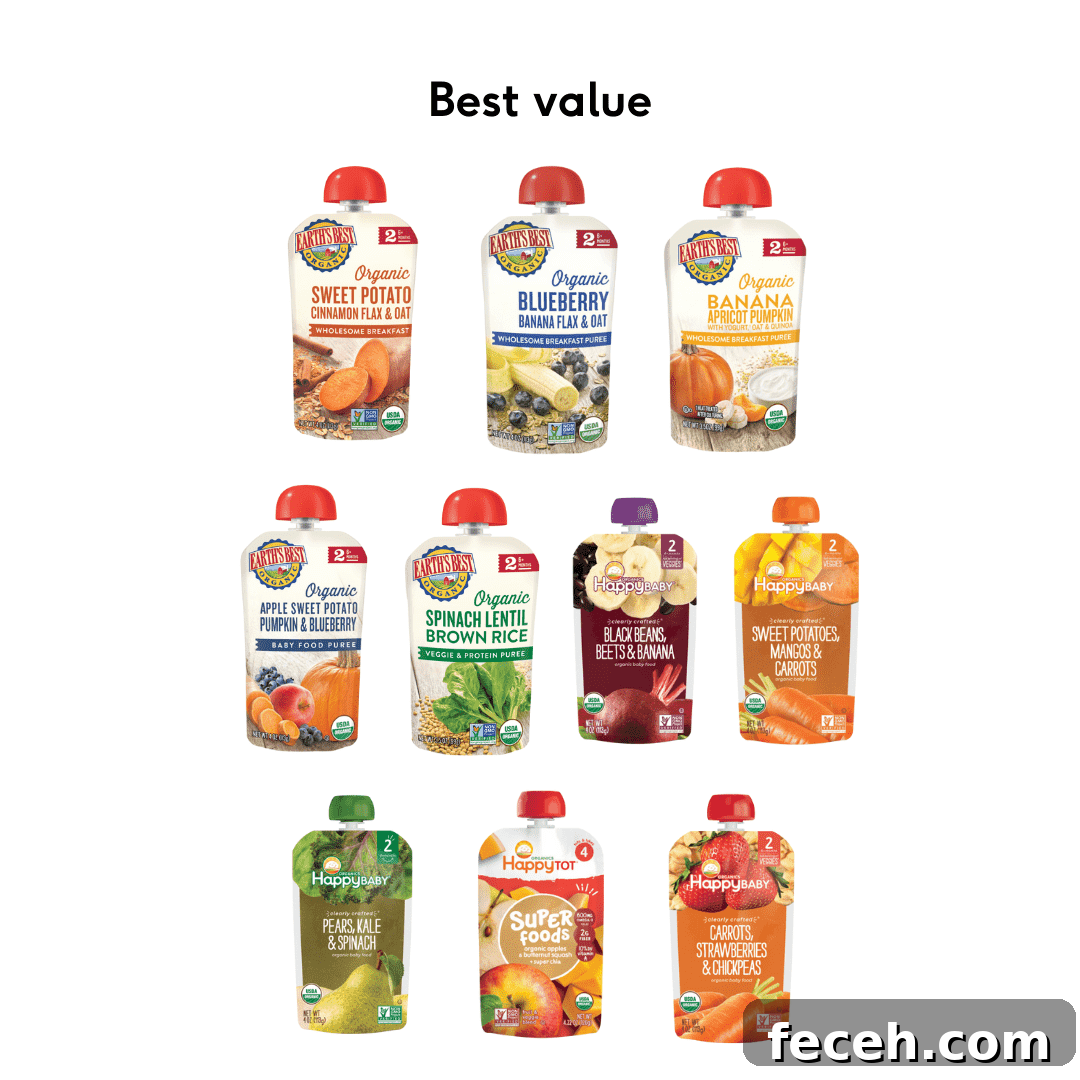 value friendly baby pouches