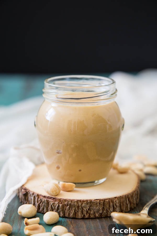A jar of peanut butter