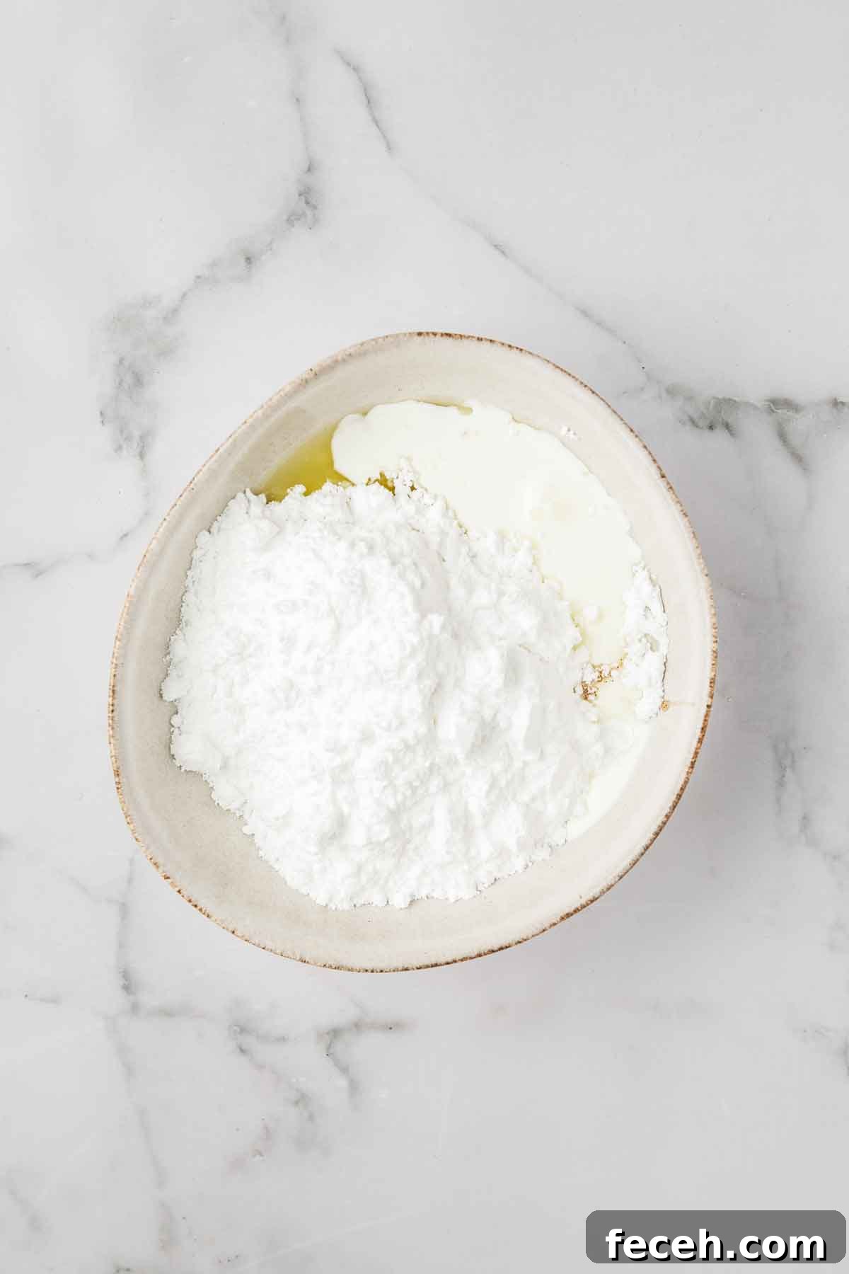 bowl with ingredients