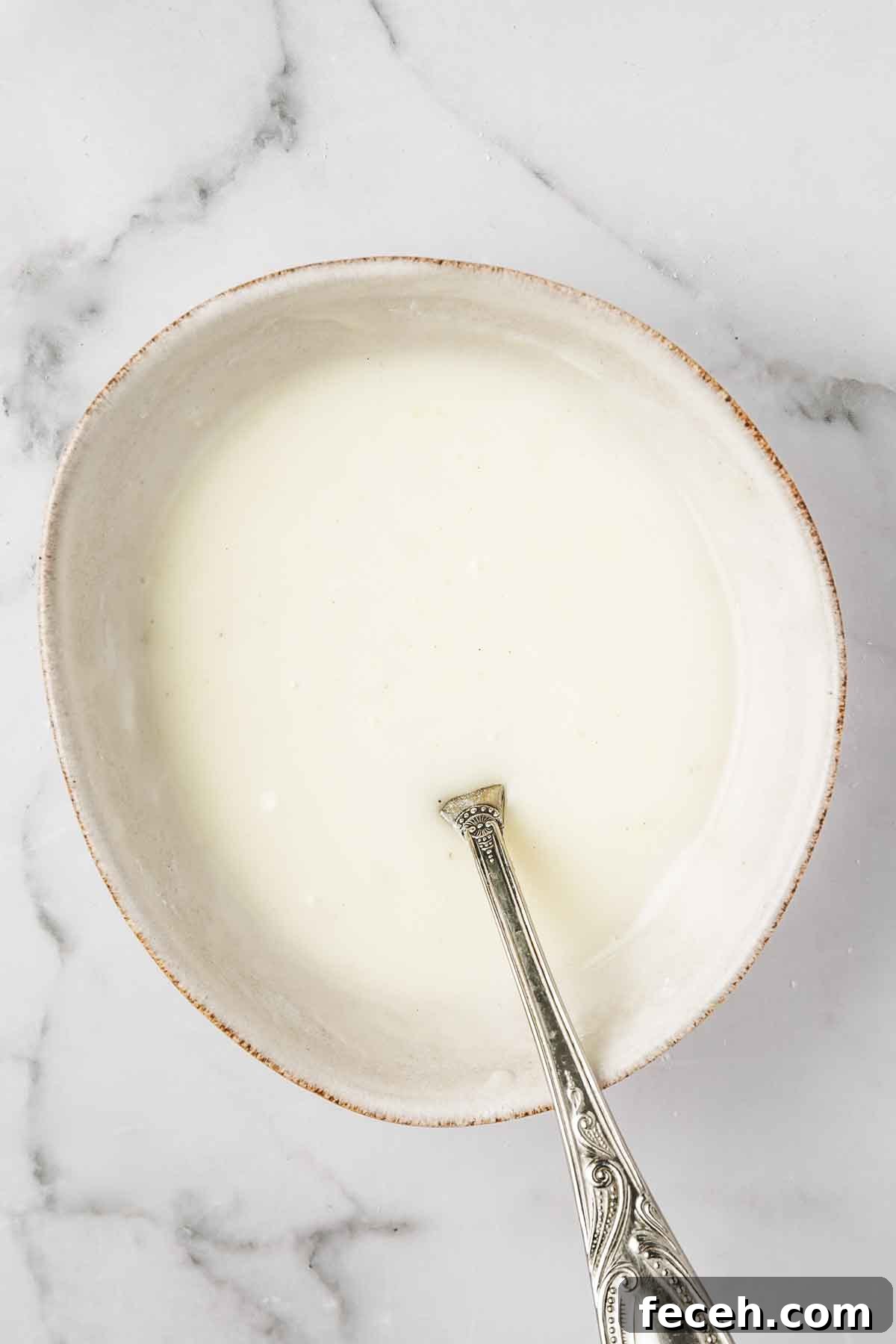 bowl with glaze
