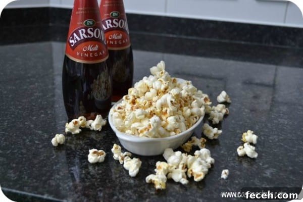 salt and vinegar popcorn