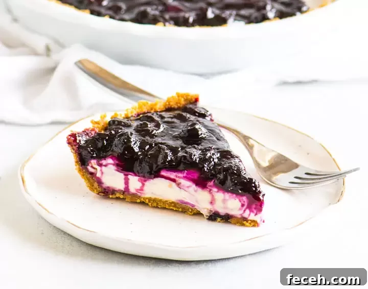 slice of pie on a plate with a fork
