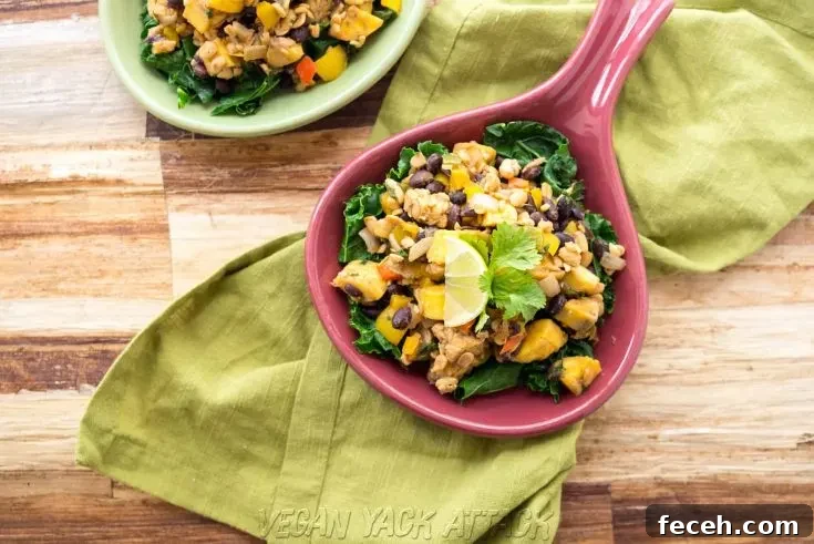 Plantain Tempeh Breakfast Hash