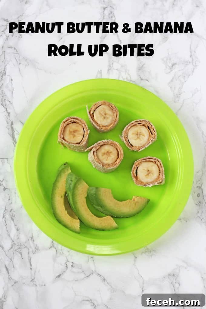 7 Kid-Friendly Breakfast Ideas for a Week of Mornings 4 Breakfast Ideas For Kids 1 - Peanut Butter & Banana Roll Up Bites