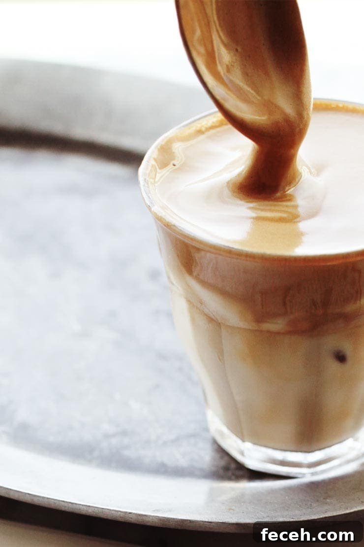 Mixed dalgona coffee