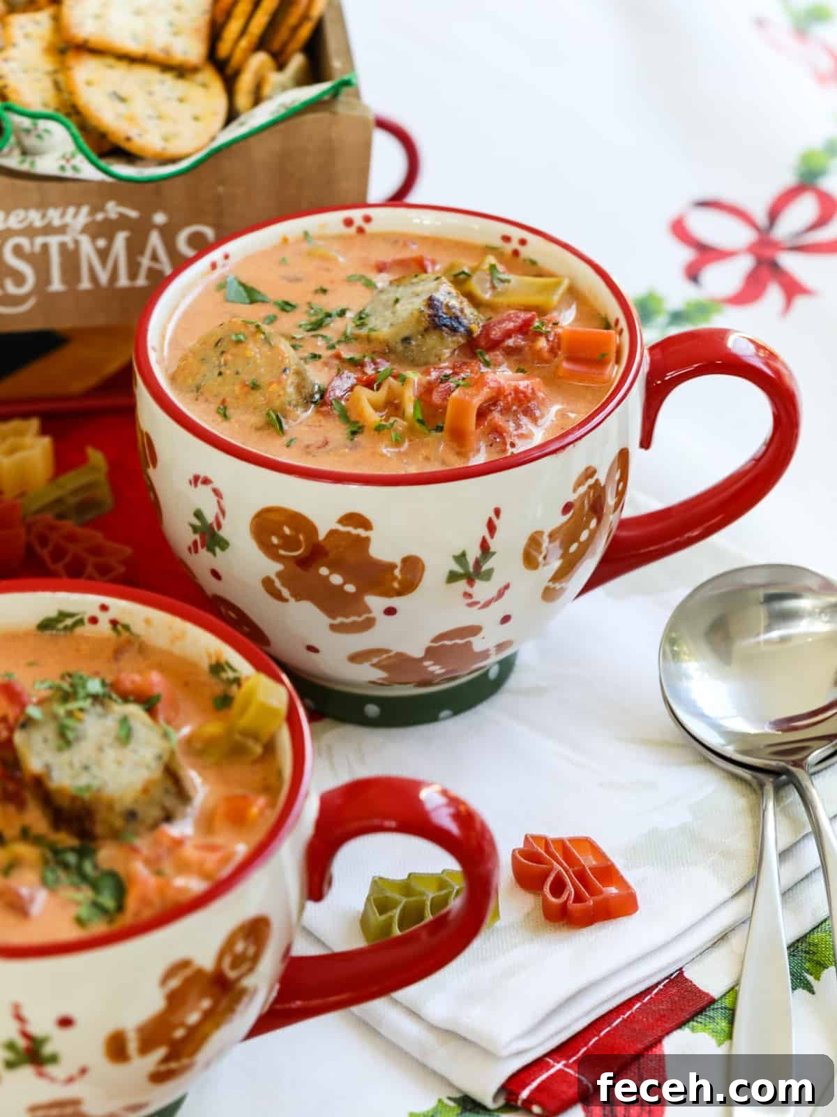 Mugs of Christmas Soup