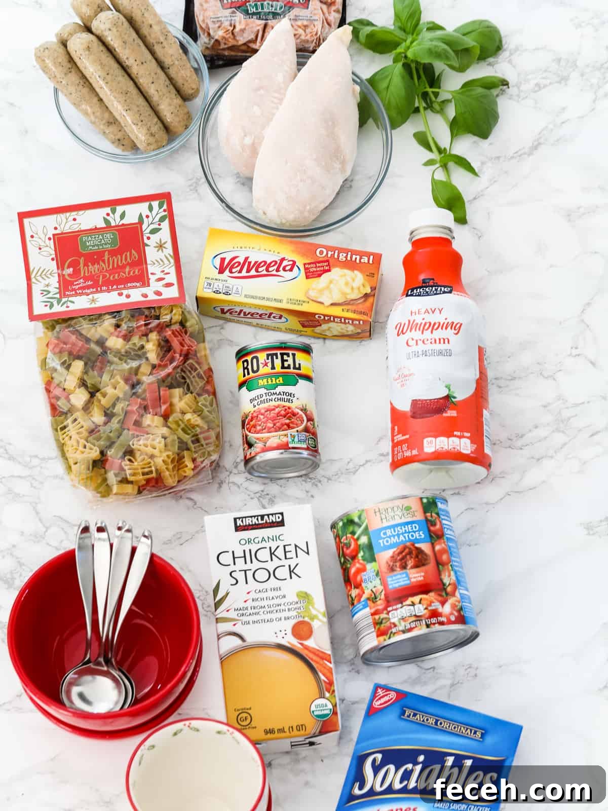 Christmas Soup Ingredients