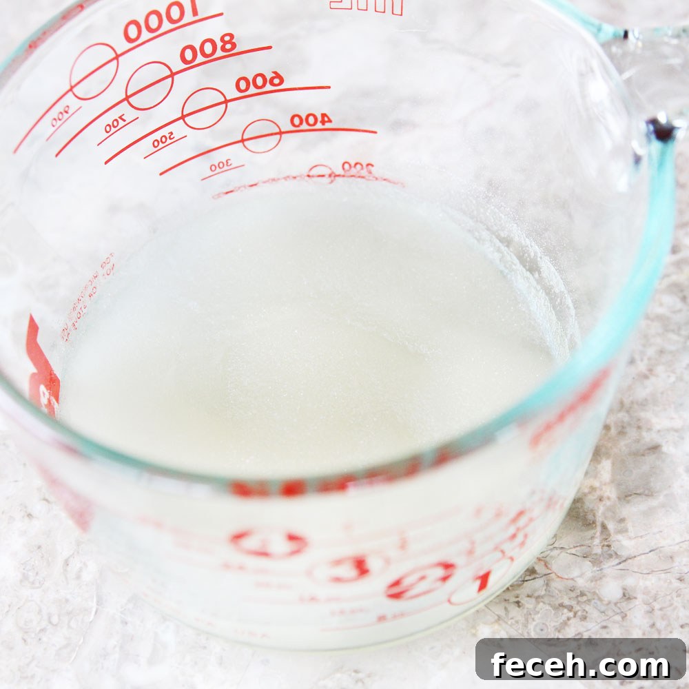Homemade Lemonade Jello Recipe (Sugar‑Free Option) 4 Dissolving gelatin
