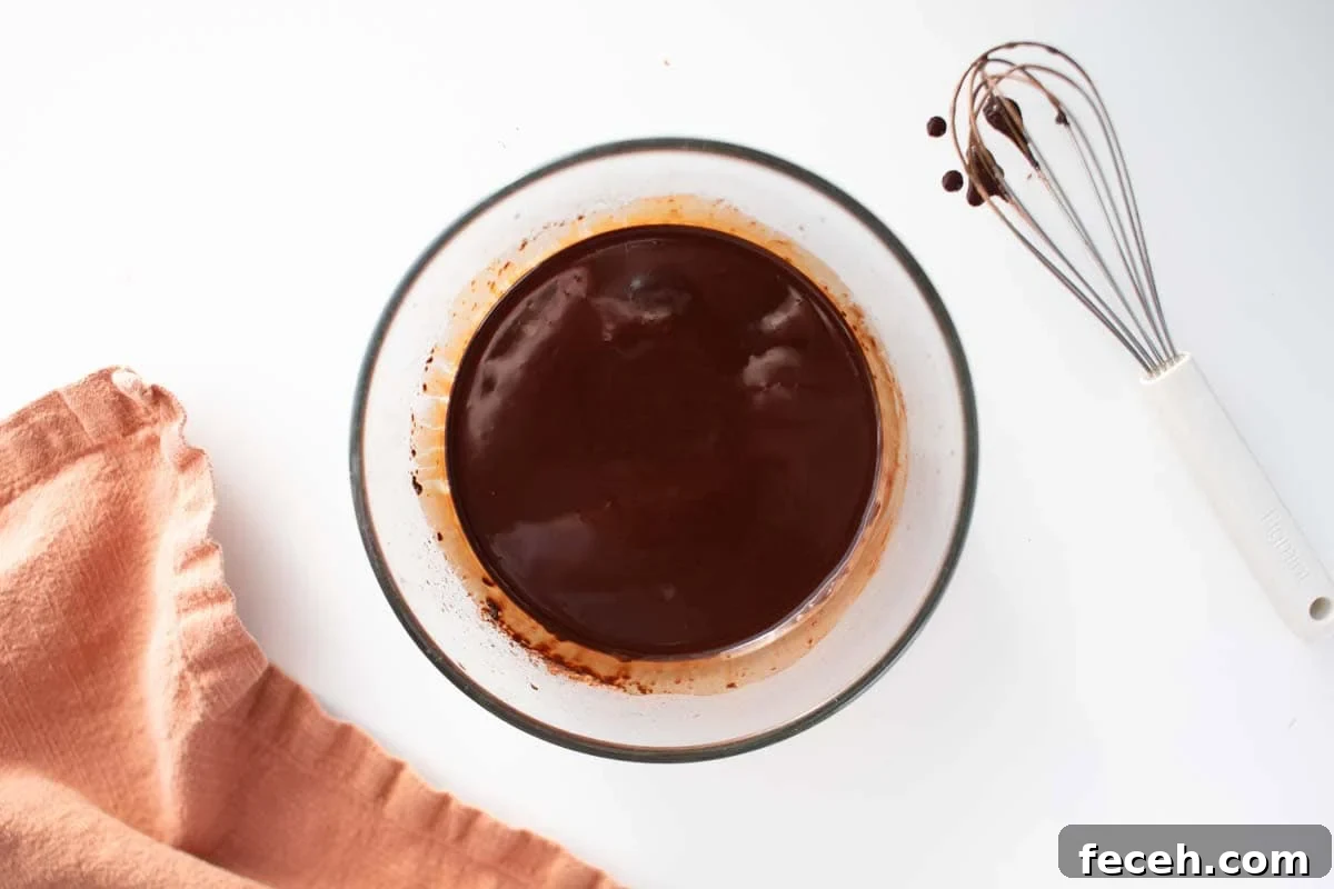 Homemade Dark Chocolate Bar Recipe: Rich, Smooth, & Simple 6 Melted chocolate mixture in a bowl