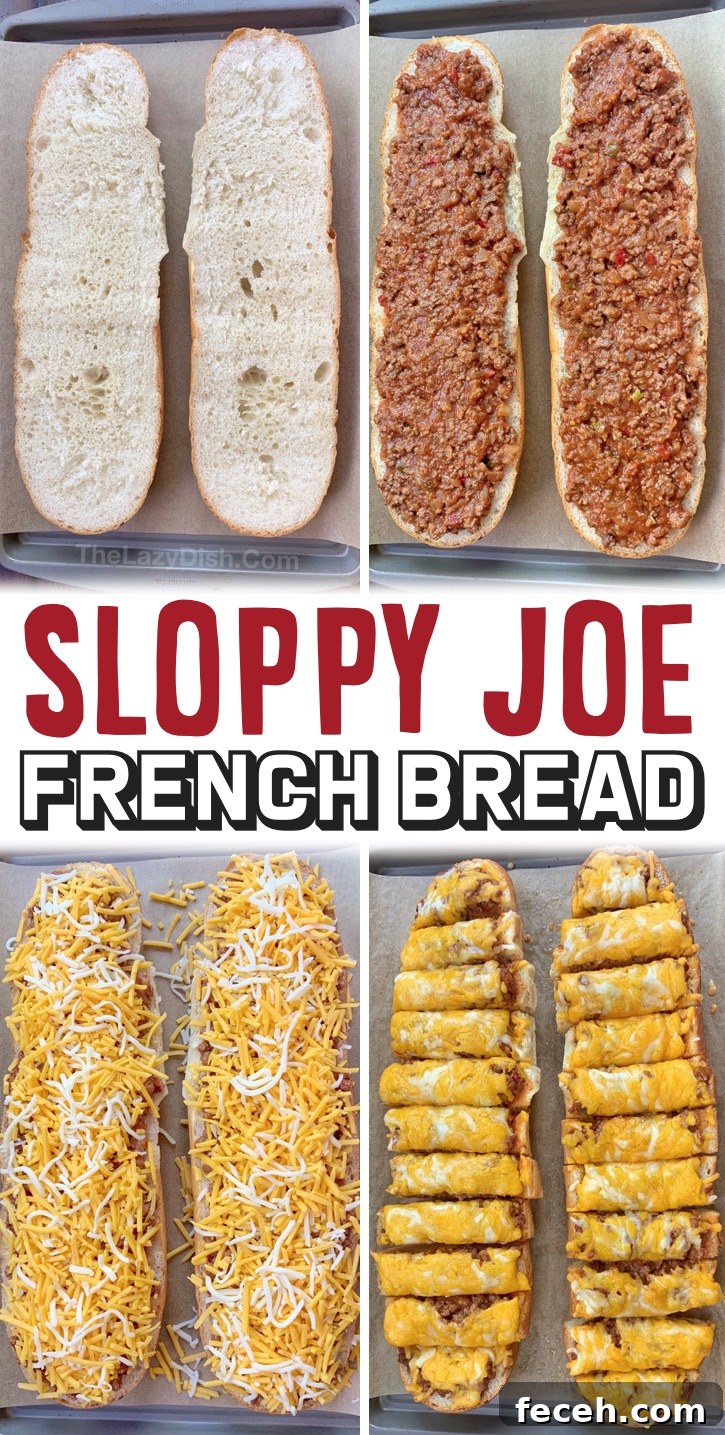 Sloppy Joe French Bread Bites: Savory Open-Face Sandwich Recipe 4 Sloppy Joe French Bread pizza slice