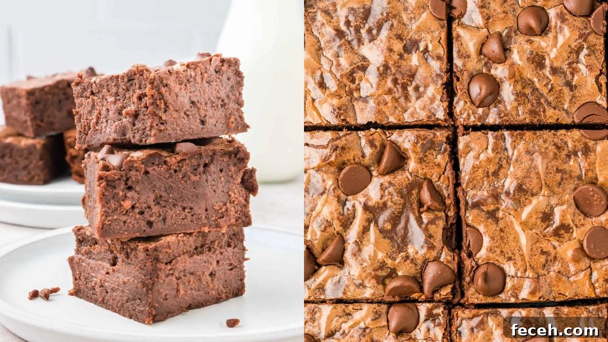 Fudgy brownies on a cooling rack