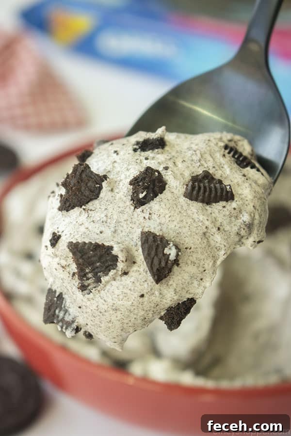Oreo Fluff serving