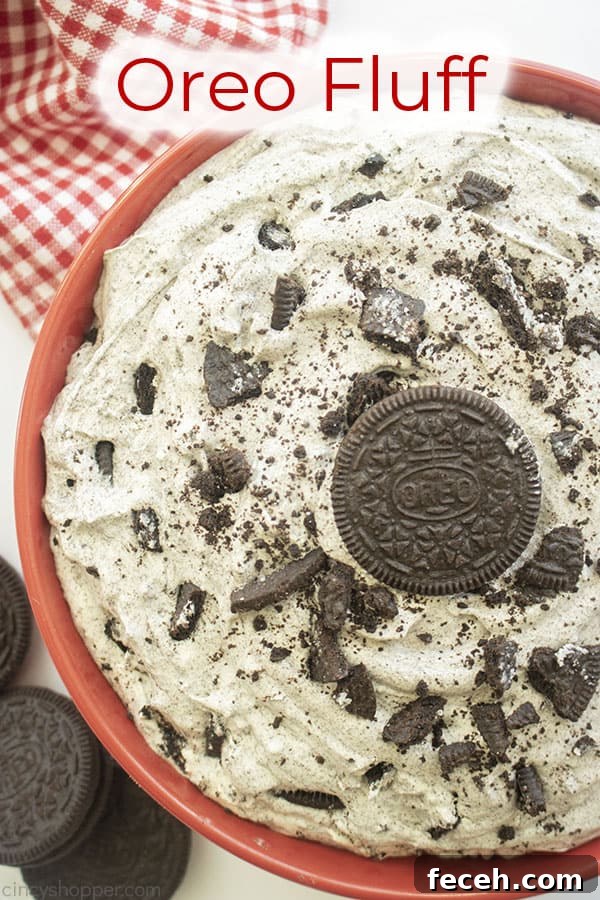 Oreo Fluff closeup