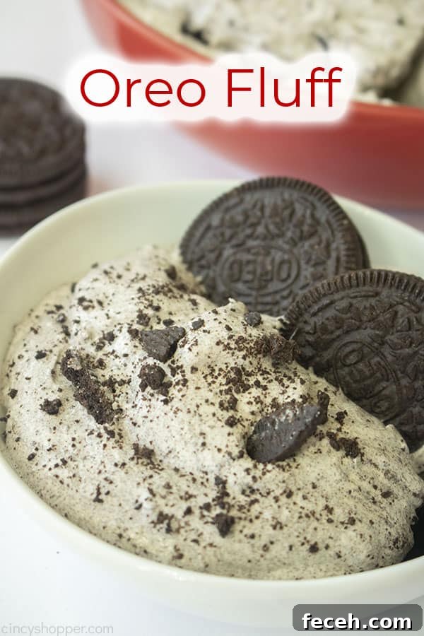 Oreo Fluff bowl