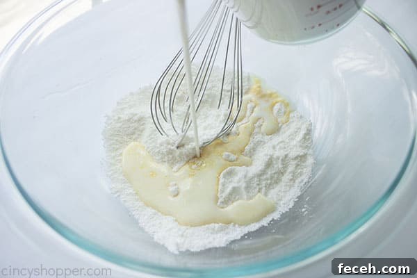 Mixing Oreo Fluff