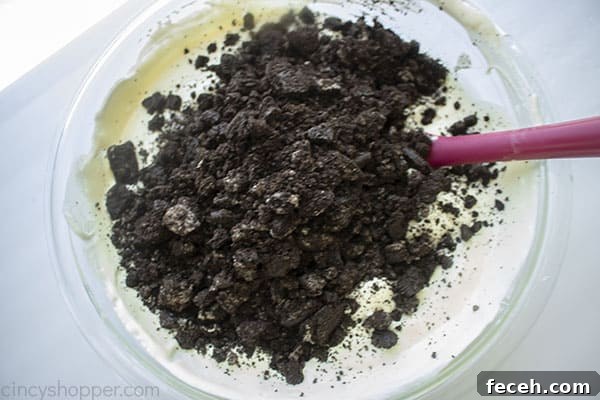 Oreo Fluff served