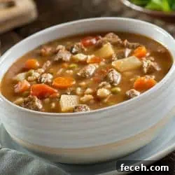 pioneer woman beef barley soup