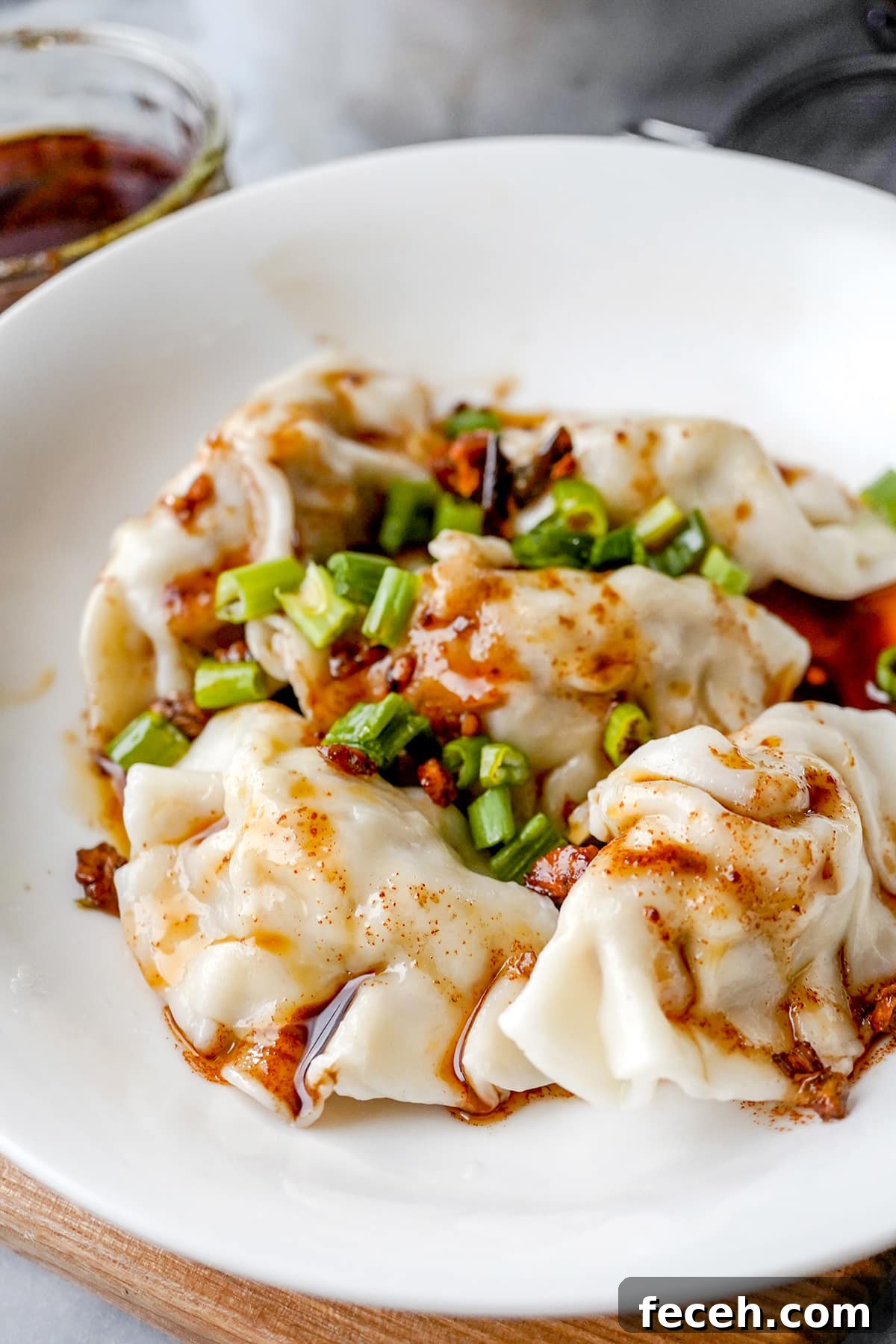 Potstickers cooked in the Instant Pot