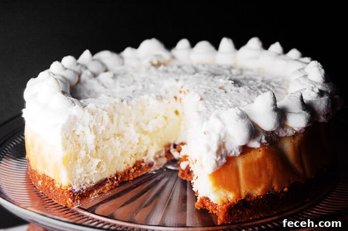 How to Build a Leakproof Water Bath for Labs and DIY Projects 2 A creamy cheesecake baked in a water bath.