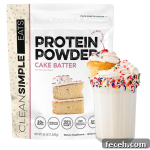 Cake batter protein powder